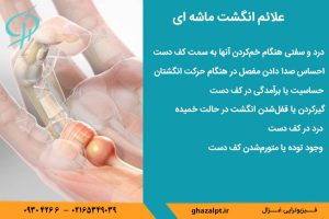 علائم اصلی انگشت ماشه ای چیست؟